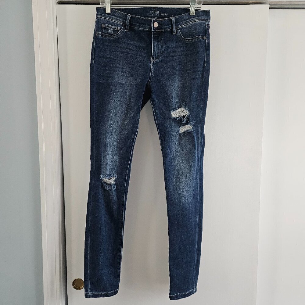 New York & Company SOHO 8 Ripped Jean Legging